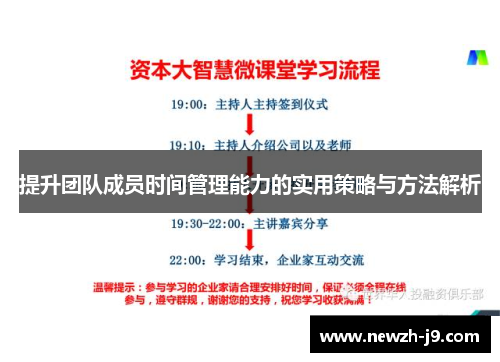 提升团队成员时间管理能力的实用策略与方法解析 提升团队成员时间管理能力的实用策略与方法解析